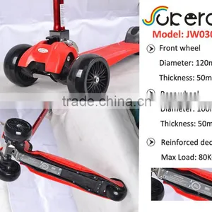 New Year Gift 3 Big PU Wheel Foldable CE EN71maxi Micro Wholesale Kids Kick Scooter Fairing thumbnail-3