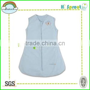 60cm Mesh Baby Sleep Bag Blue Elephant Embroidery thumbnail-1