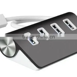 High Speed 4 Ports USB 3.0 Hub Portable Aluminum Hub New for Aple Macbook Air PC Laptop thumbnail-2