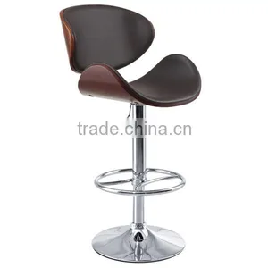 Adjustable Bar Stool Swivel Hydraulic Low Back Accent Comfy With Extra Pad Chair thumbnail-2