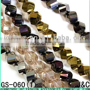 10mm All Kinds of Color Buttons Glass Beads thumbnail-1