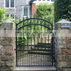 Chinese Wholesale Suppliers for Wrought Iron Courtyard Gate, Iron Garden Gate on Online Shopping thumbnail-4