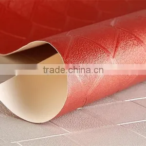 Leather Effect Vinyl Wallpaper for Restaurant Decoration thumbnail-4