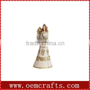 Colorful Painting Wings Angel Statue Decorative Gift thumbnail-1