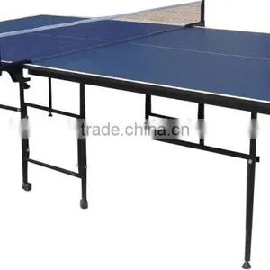Factory Price 16mm MDF Indoor Table Tennis Table Folding up Table Tennis Table With Wheels thumbnail-1