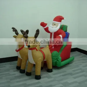 Inflatable Christmas Sleigh thumbnail-1