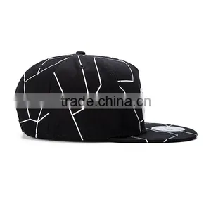 Wholesale Custom Design Your Own Logo 100% Acrylic High Quality Snapback Hat thumbnail-3