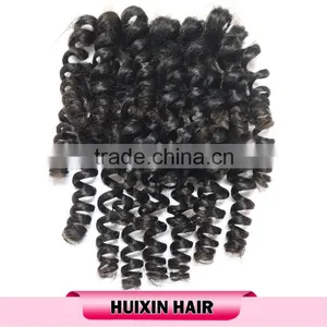 Best Price Top Quality Virgin Brazilian Hair Lace Closure Brazilian Baby Curly Lace Closure thumbnail-4
