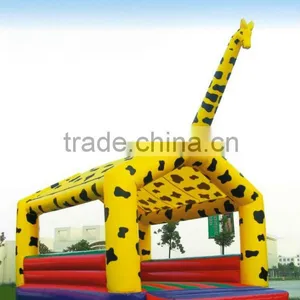 Hot Sales Durable and Exciting Inflatable Giraffe Bounce House thumbnail-1