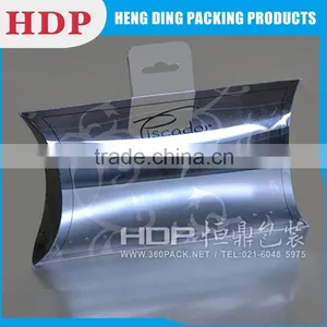Custom Plastic Pillow Box With Handle thumbnail-1