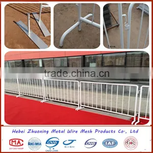 Round Tube Steel Galvanized Crowd Control Barrier for Events thumbnail-4