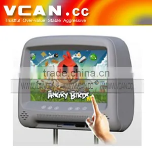 800X480 Resolution 9" Monitor With Digital Android 4.0 Touch Screen Car Headrest thumbnail-1