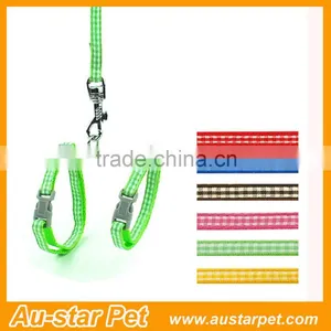Grid Markings Factory Price Nylon Cat Pet Harness / Leashes thumbnail-5