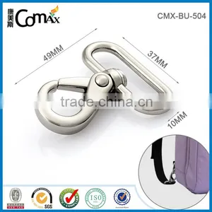 Metal Nickel Plated Swivel Snap Hook Buckle Clip Clasp For Backpack thumbnail-1