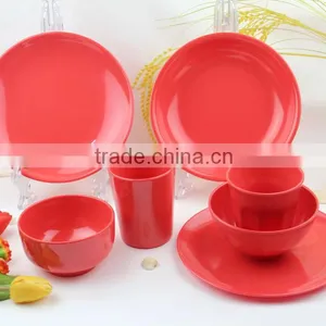 Food Grade Melamine Colorful Dinner Set thumbnail-1