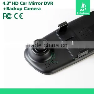 4.3 Inch FHD Car DVR Car Black Box Rear View Mirror Car Camera Recorder thumbnail-5
