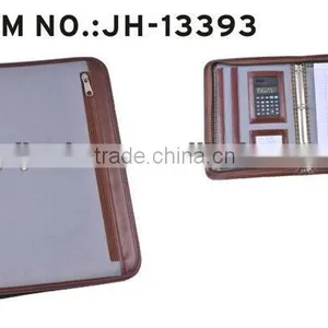 High Quality Leather Presentation Folder A4 Conference File Holder thumbnail-2