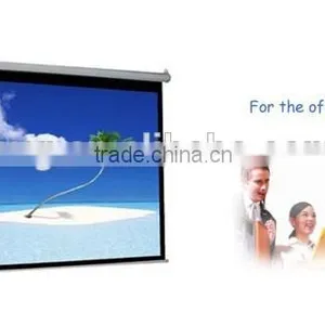 Motorised Projection Screen, Electric Projection Screen, Big Size Projector Screen for Office Home Theater School 60-300 Inches thumbnail-3
