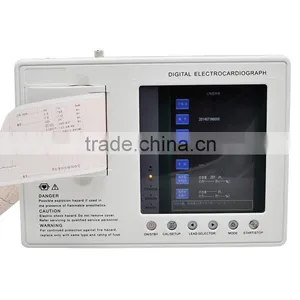 2016 Handheld CE&ISO 7-inch Color LCD Digital 3-channel 12-lead Electrocardiograph ECG Machine EKG Machine-EKG-903A3 thumbnail-2