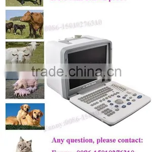 CE Approved Portable Veterinary B Mode Ultrasound Scanner With 3.5Mhz Multi-frequency Convex Probe RUS-9000BV thumbnail-1