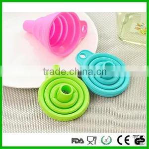 Food Grade Silicone Foldable Funnel Custom Mini Collapsible Funnel thumbnail-2