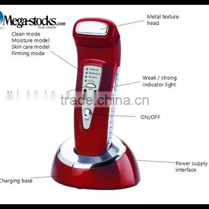 Hot Mini Ultrasonic Galvanic Ion Photon Face Massager Firming Lifting M thumbnail-5