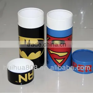 Round Printed Cardboard Tube/paper Tube/carton Tube With Lid thumbnail-5