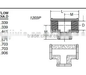 PF2203 Union Tee,Pipe Fitting,Brass Fitting,Auto Parts thumbnail-5