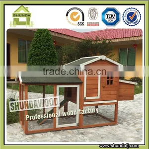 SDC21 Popular House Design Wooden Chicken Coop for Sale thumbnail-1