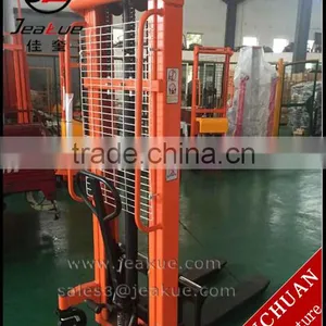 1000kgs 1500kgs 2000kgs Hand Staker Forklift Hydraulic Manual Stacker thumbnail-1