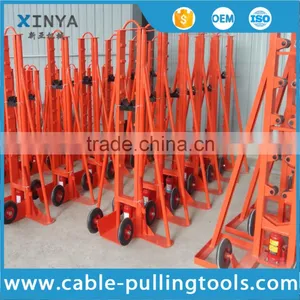 10T Hydraulic Cable Reel Carrier Cable Reel Lifting Stand thumbnail-4