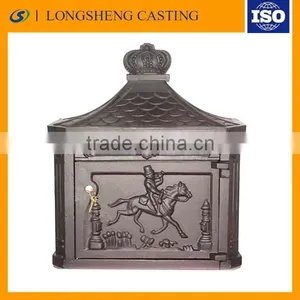 Decorative Antique Outdoor Mailbox Aluminum Castings Made in China thumbnail-1