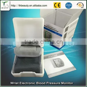High Quality Digital LCD Automatic Wrist Blood Pressure Monitor Heart Beat Rate Pulse Meter Measure thumbnail-5