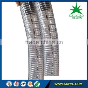 High Transparent Flexible PVC Steel Wire Reinforced Hose thumbnail-4