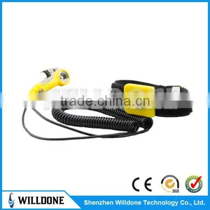 Elastic ESD Wrist Strap With Ajustable Wrist Band and PU Coil Cord thumbnail-1