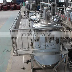100TPD Bangladesh Fresh Rice Bran Oil Refning System thumbnail-1