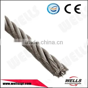 Wells Factory CE 8mm 7x7 Stainless Steel 304 Lifting Wire Rope thumbnail-2