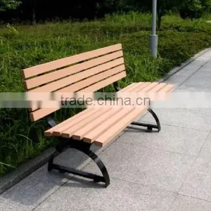 2015 Outdoor Waterproof Wooden Plastic Composite WPC Garden Bench /outdoor Furniture thumbnail-4