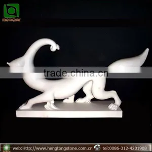 Classical Abstract Marble Animal Sculpture for Sale thumbnail-1