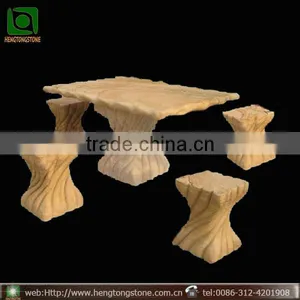 Marble StoneTable and Chairs thumbnail-1