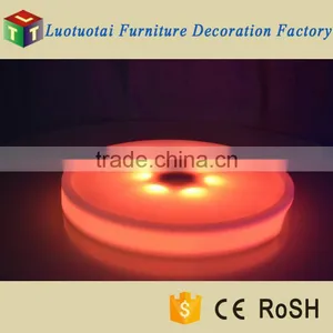 PE Material Round Shape RGBW Color LED Wine Pallet for Events/party/wedding thumbnail-6