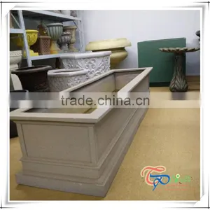 3 Layers Fiber+ 1 Layer 06 Fiber Cloth Outdoor Long Rectangular Planter Flowerpot thumbnail-1