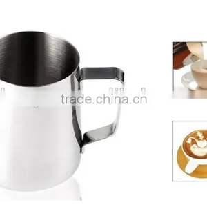 2016 Stainless Steel Milk Steaming Frothing Pitcher Milk Pitcher thumbnail-3