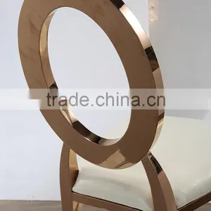 Wedding Furniture Royal Rose Gold Throne Chair for Wedding thumbnail-3