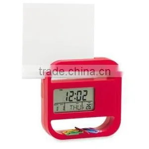 Multifunction Digital Desk Clock With Clip and Memo Holder thumbnail-1