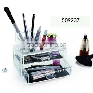 Popular Factory Manufactured Plastic Cosmetic Organizer Make up Storage Display Jewelry Cosmetic thumbnail-2