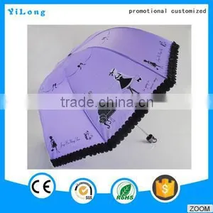 Newest Style 21 Inches 3 Fold Special Shape Sun Umbrella Auto Umbrella,umbrella Sun Rain thumbnail-4
