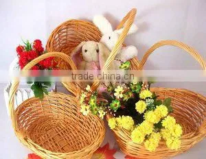 Willow Gift Basket Wicker Basket With Handle (factory) thumbnail-1