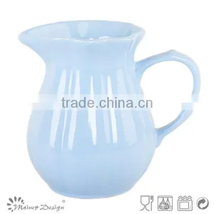 Emboss Crockery Stoneware Houseware Colorful Pitcher thumbnail-2