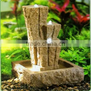 Small Granite Stone Water Fountain Garden thumbnail-1